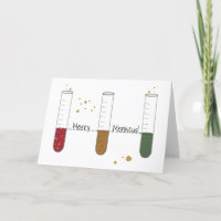 Merry Meniscus Chem Science Test Weihnachten