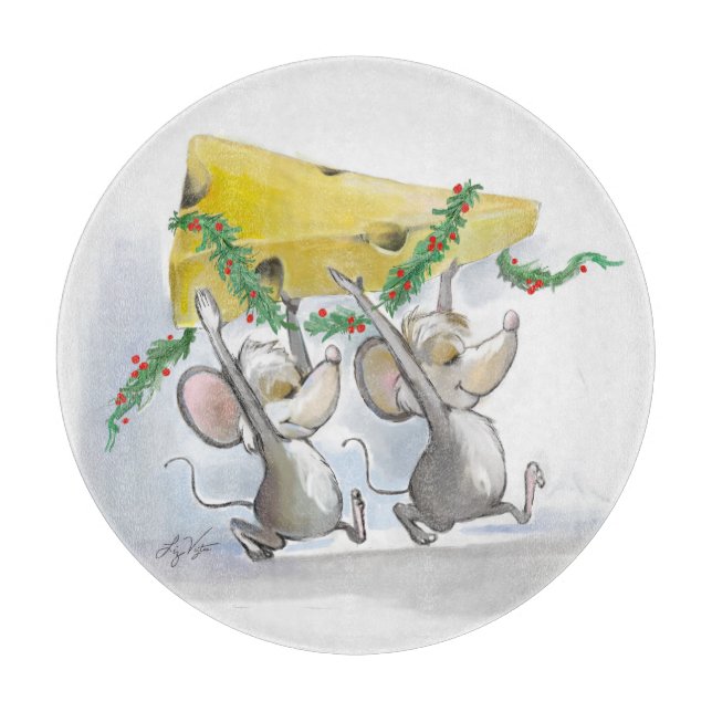 Merry Mice Mic & Mac Cutting Board Schneidebrett (Vorderseite)