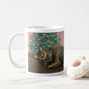 Merry Mischief - Christmas Kitty Mug à deux tons