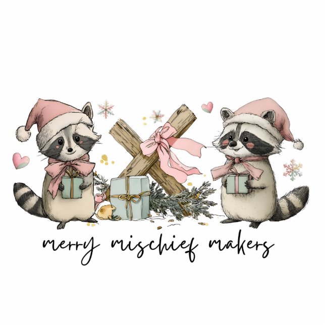 Merry Mischief Makers Freistehende Fotoskulptur (Vorne)