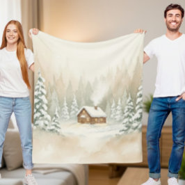 Merry Mist Cozy Fleece Blanket – 50"x60"