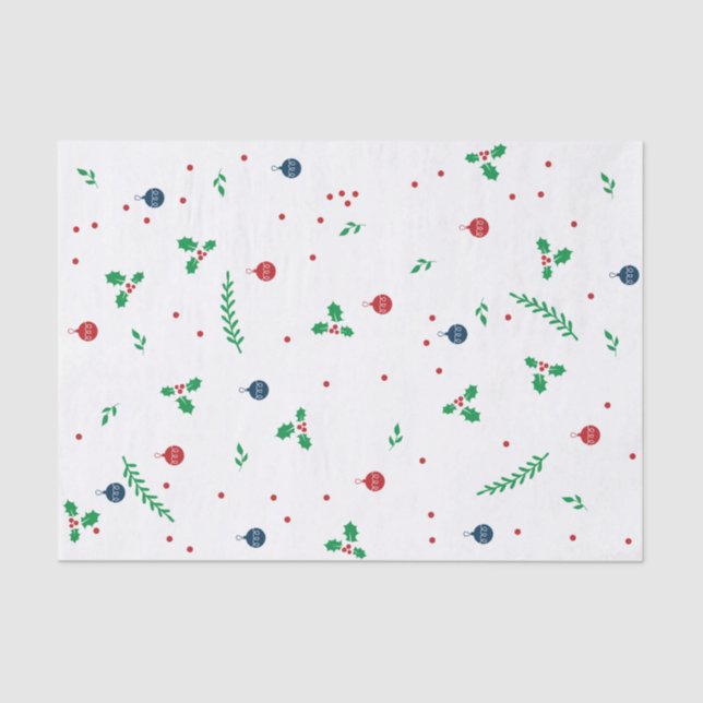 Merry Mistletoe Seidenpapier (Vorderseite)