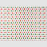 Merry & Mod Christmas Seidenpapier<br><div class="desc">Ein fröhliches und modernes Weihnachtsbaumdesign. Dieses Retro-Design wurde durch das moderne Design der 1950er Jahre inspiriert. Die Farben sind rot,  rosa,  lila grün und dunkelgrün.</div>