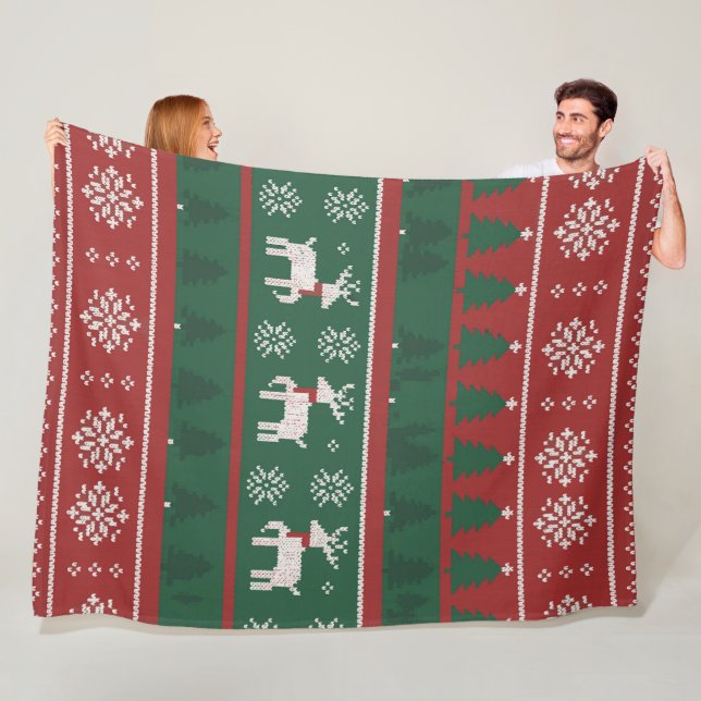 Merry Moments Christmas Fleecedecke (Beispiel)