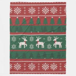 Merry Moments Christmas Fleecedecke