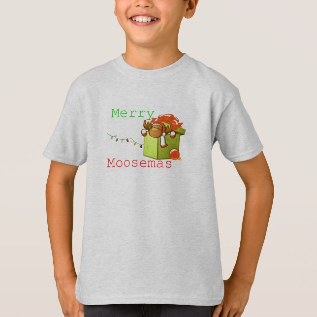 Merry Moosemas T-Shirt (Vorderseite)