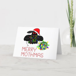 Merry Mothmas Feiertagskarte