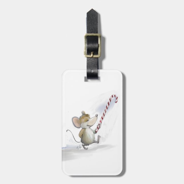 Merry Mouse Moe Gepäcktag Gepäckanhänger (Vorderseite vertikal)