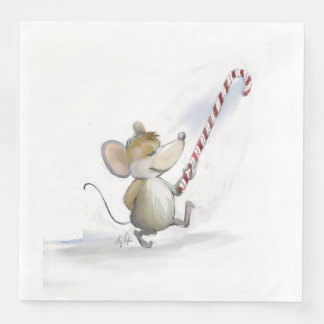 Merry Mouse Moe Paper Napkin Serviette