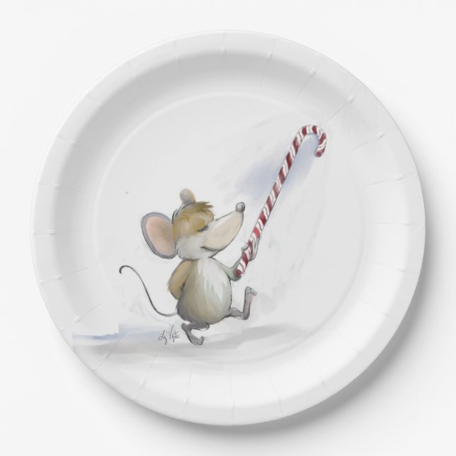 Merry Mouse Moe Paper Plate Pappteller (Vorderseite)