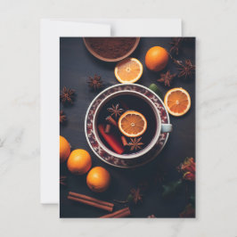 Merry & Mulled | Gemütlicher Urlaub Drink Postkarte