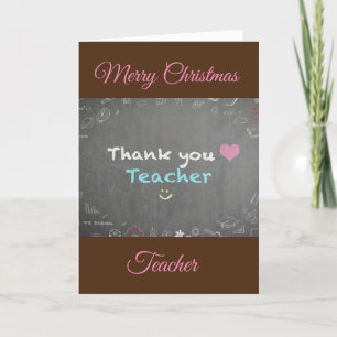 MERRY NOËL ***ENSEIGNANT*** CARTE DE VACANCES