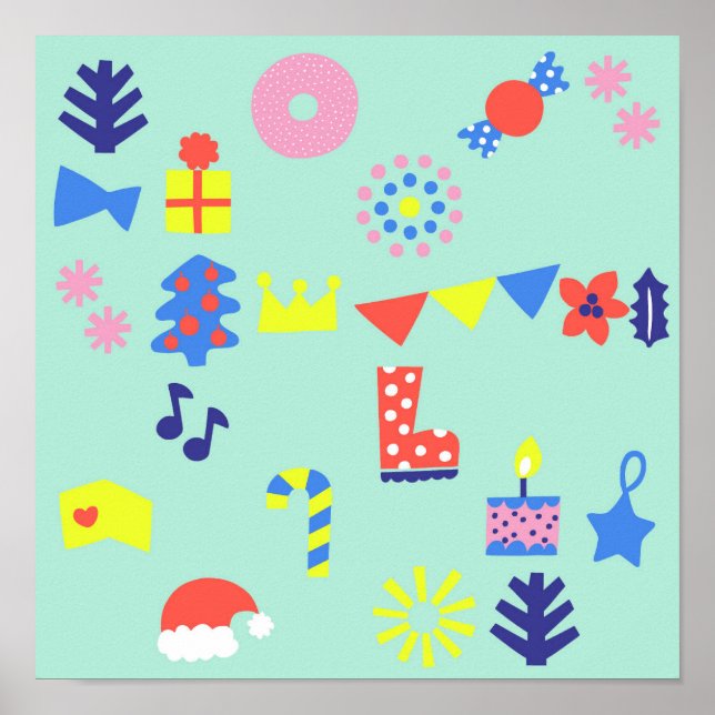 MERRY NOËL Poster (Devant)