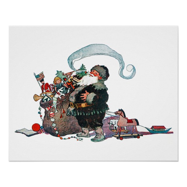 Merry Old Christmas Elf, Jessie Willcox Smith Poster (Vorderseite)