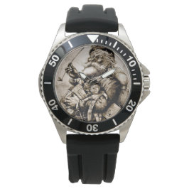Merry Old Santa Claus Armbanduhr