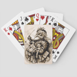 Merry Old Santa Claus Spielkarten