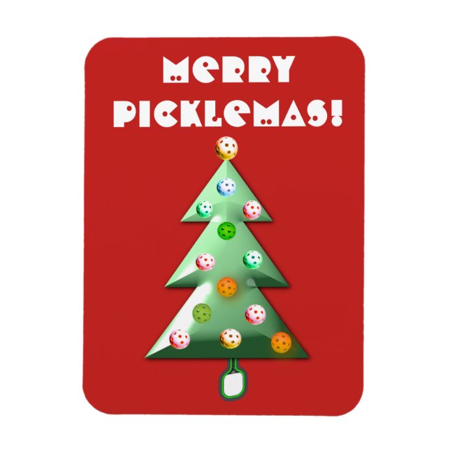 Merry Picklemas Holiday Magnet (Vertikal)