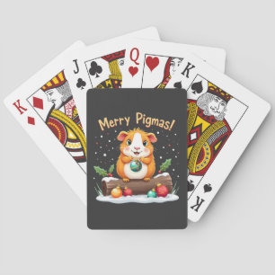 Merry Pigmas Guinea Pig Weihnachten Weihnachten Spielkarten