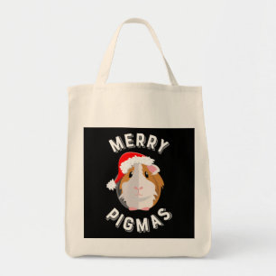 Merry Pigmas Niedliche und lustige Guinea Weihnach Tragetasche