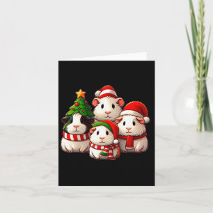 Merry Pigmas Weihnachten Guinea Schweinezucht Karte