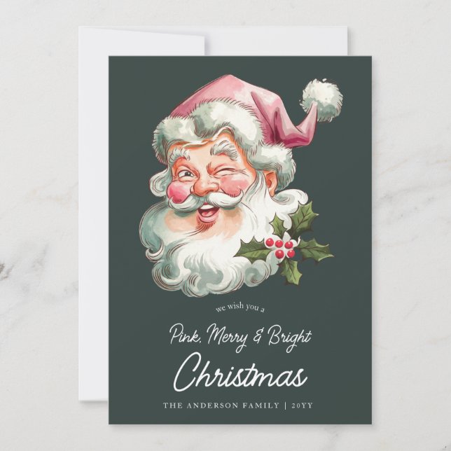 Merry Pink Weihnachten Weihnachten Weihnachten Ret (Vorderseite)