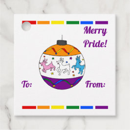 Merry Pride Favor Fevor Tags Geschenkanhänger