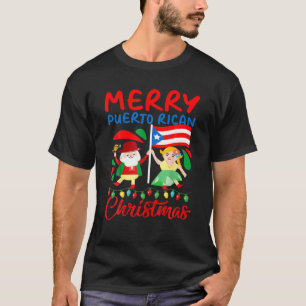 Merry Puerto Rico Weihnachten Puerto Rico Weihnach T-Shirt