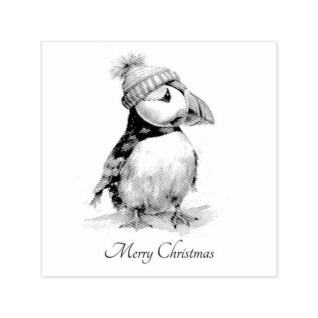 Merry Puffin, Brauch Permastempel (Design)