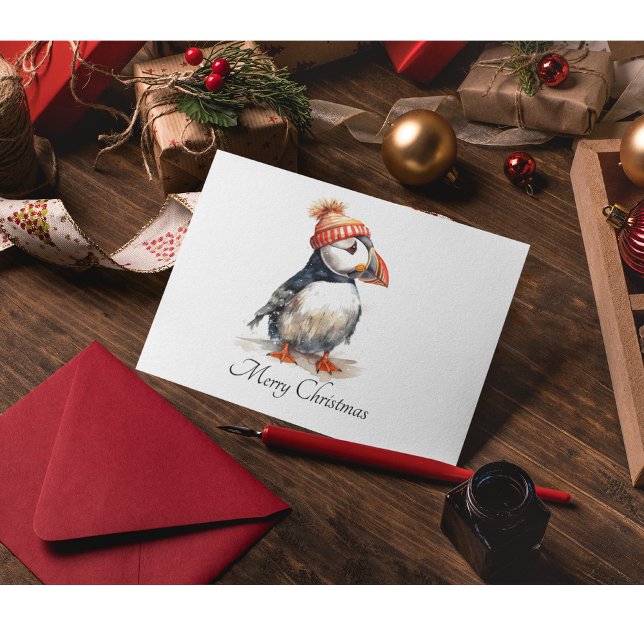 Merry Puffin, Brauch Postkarte (Von Creator hochgeladen)
