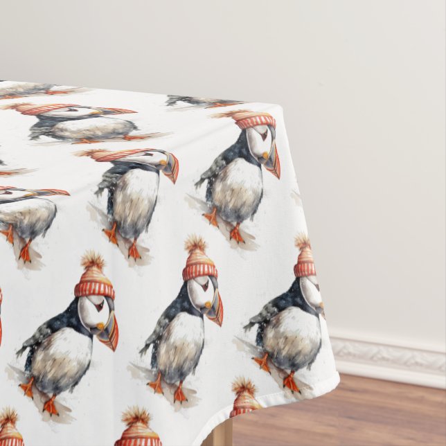 Merry Puffin Tischdecke (Beispiel)
