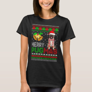 Merry Pugmas Weihnachts Sweater Santa Mops Dog Eig T-Shirt