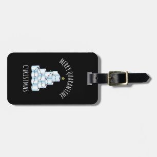 Merry Quarantine Christmas Tree Toilettenpapier Gepäckanhänger