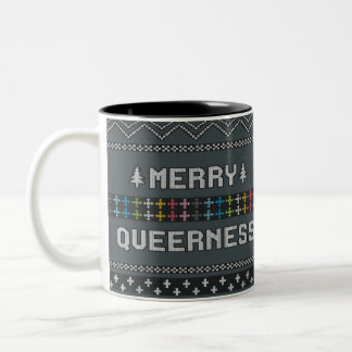 Merry Queerness Zweifarbige Tasse