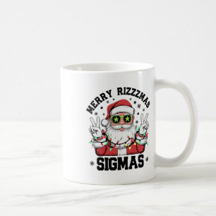 Merry Rizz Mas Sigmas Funny Weihnachten Kaffeetasse