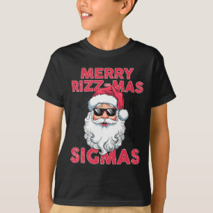 Merry Rizz Mas Sigmas Funny Weihnachten T-Shirt