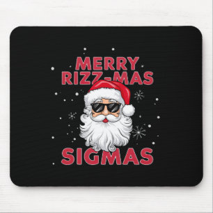 Merry Rizz Mas Sigmas Weihnachten Mousepad