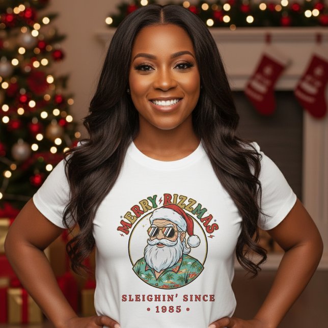 Merry Rizzmas Santa Claus in Sunglasses Funny Xmas T-Shirt (Merry Rizzmas Santa Claus in Sunglasses Funny Xmas T-Shirt
)