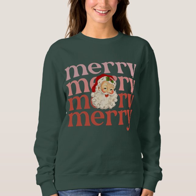 Merry santa claus sweatshirt (Vorderseite)