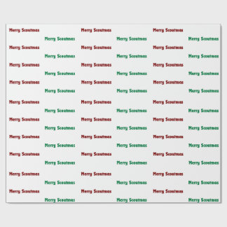 Merry Scoutmas Troop Wrapping Paper Geschenkpapier