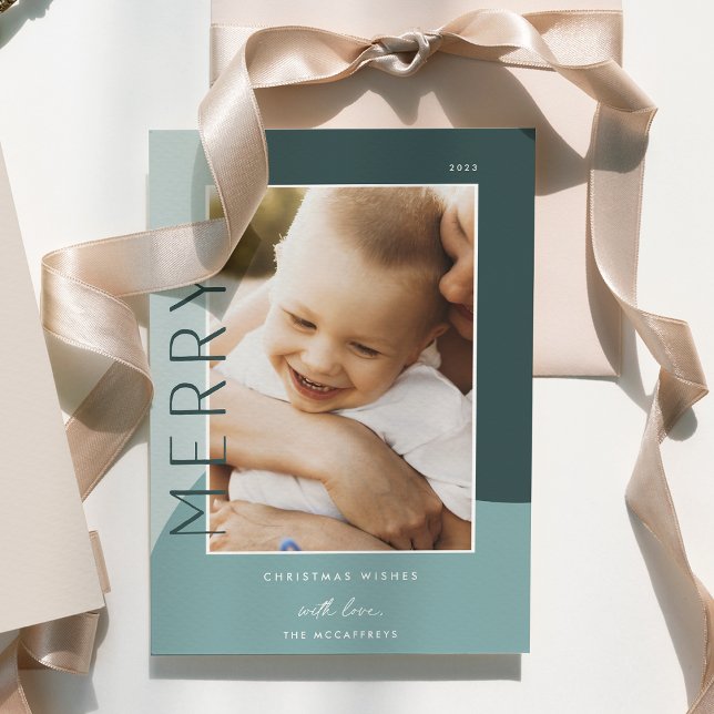 Merry Shades | Vertikales Foto Feiertagskarte (Von Creator hochgeladen)