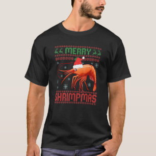 Merry Shrimpmas drôle crevettes laides Noël Sweat