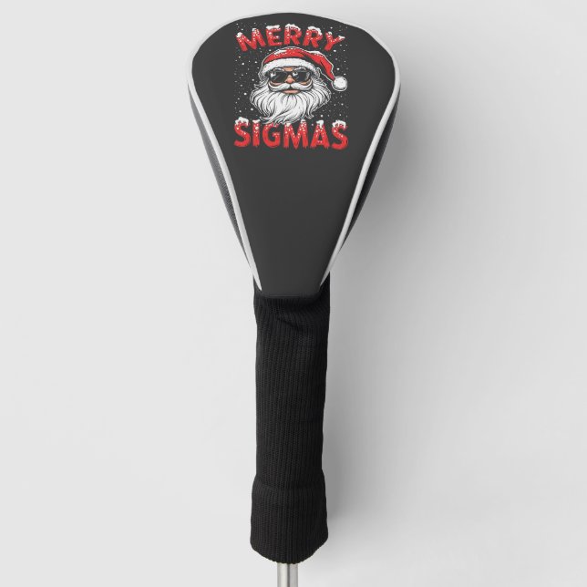 Merry Sigmas Funny Gen Alpha Middle School Weihnac Golf Headcover (Vorderseite)