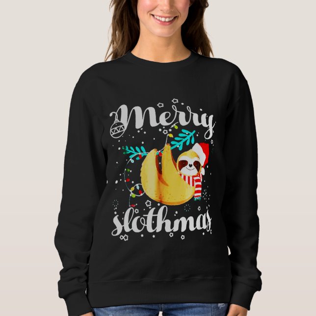 Merry Slothmas 115 Sweatshirt (Vorderseite)