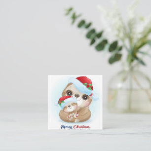 Merry Slothmas Mitteilungskarte