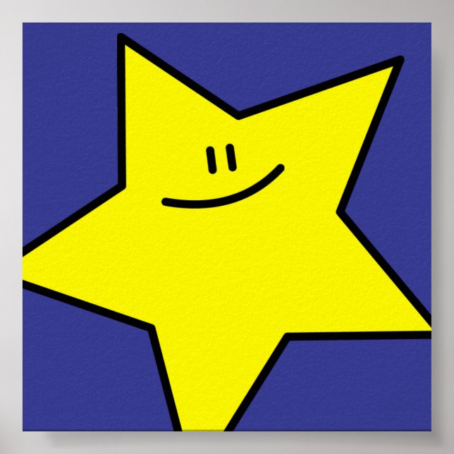 Merry Star Print Poster (Vorne)