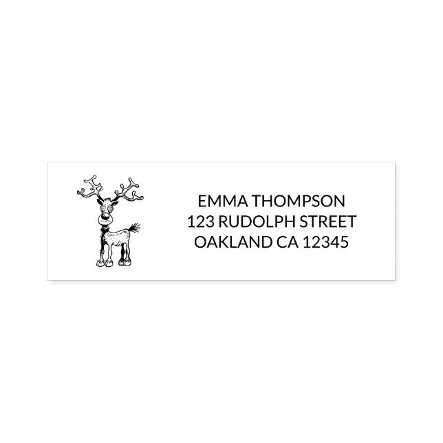 Merry Stremasse mit Rudolph Permastempel (Design)