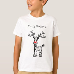 Merry Stressmas Rudolph T - Shirt