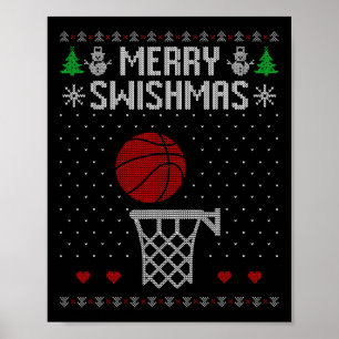 Merry Swishmas Weihnachten Bysketbyll Player Poster
