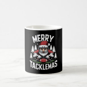 Merry Tacklemas Fußball Weihnachten Weihnachten We Kaffeetasse