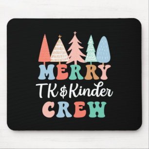Merry TK und Kinder Crew Kindergarten Lehrerin Chr Mousepad